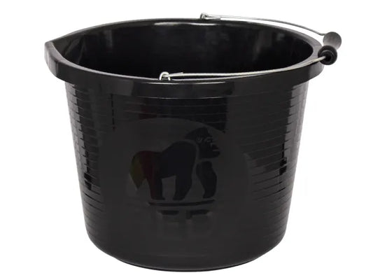 Red Gorilla Premium Black Bucket 14L