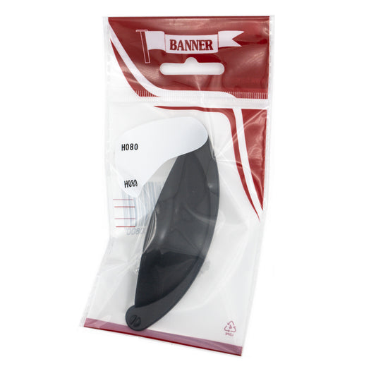 Banner Matt Black Cup Pull Cupboard Handle 64mm