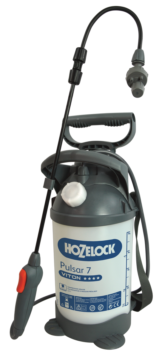 Hozelock 5311 Pulsar Viton Pressure Sprayer 7L - Compatible with Red Label