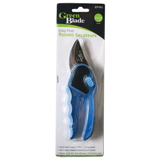 Green Blade GT102 Easy Find Bypass Secateurs