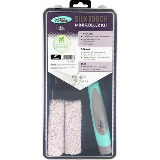 Axus Decor 4" Silk Touch Roller 5 Piece Set