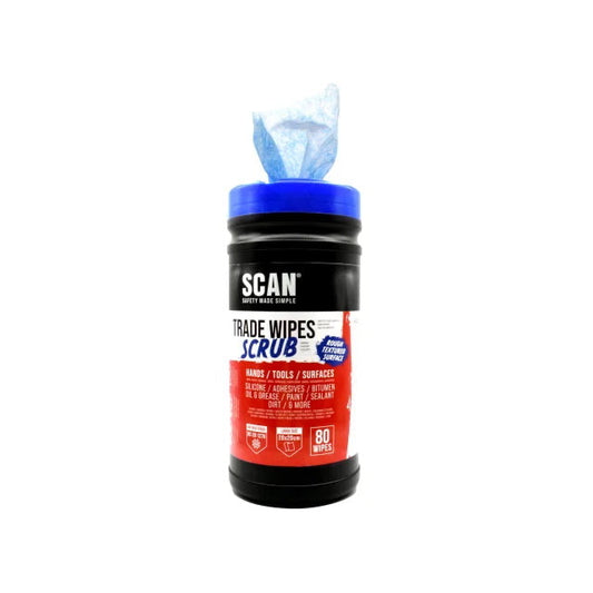 Scan Heavy Duty Scrub Trade Wipes 80 Pack