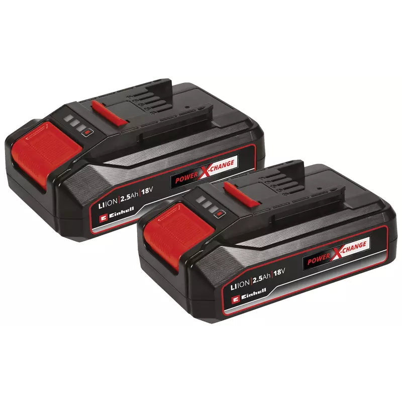 Einhell Power X-Change 2.5Ah Battery Twin Pack