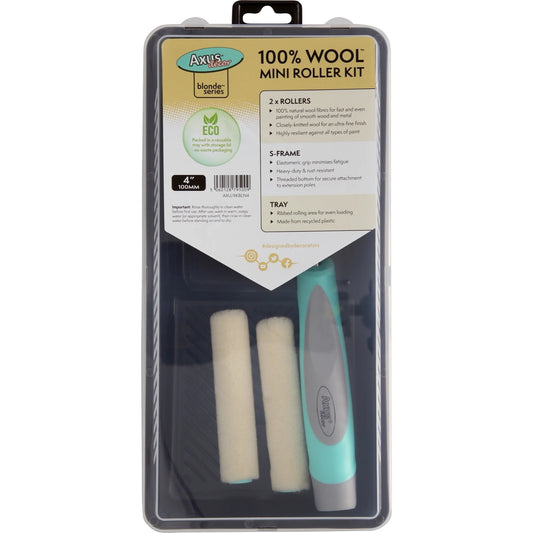 Axus Decor 100% Wool 5 Piece 4" Roller Kit