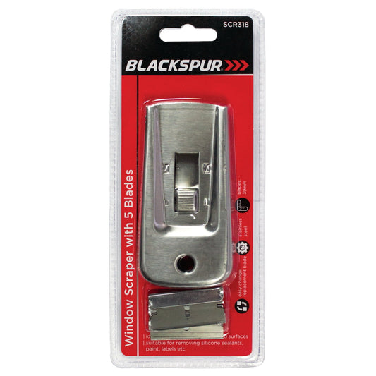 Blackspur SCR318 Window Scraper with 5 Blades
