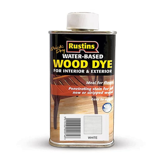Rustins Wood Dye White 250ml