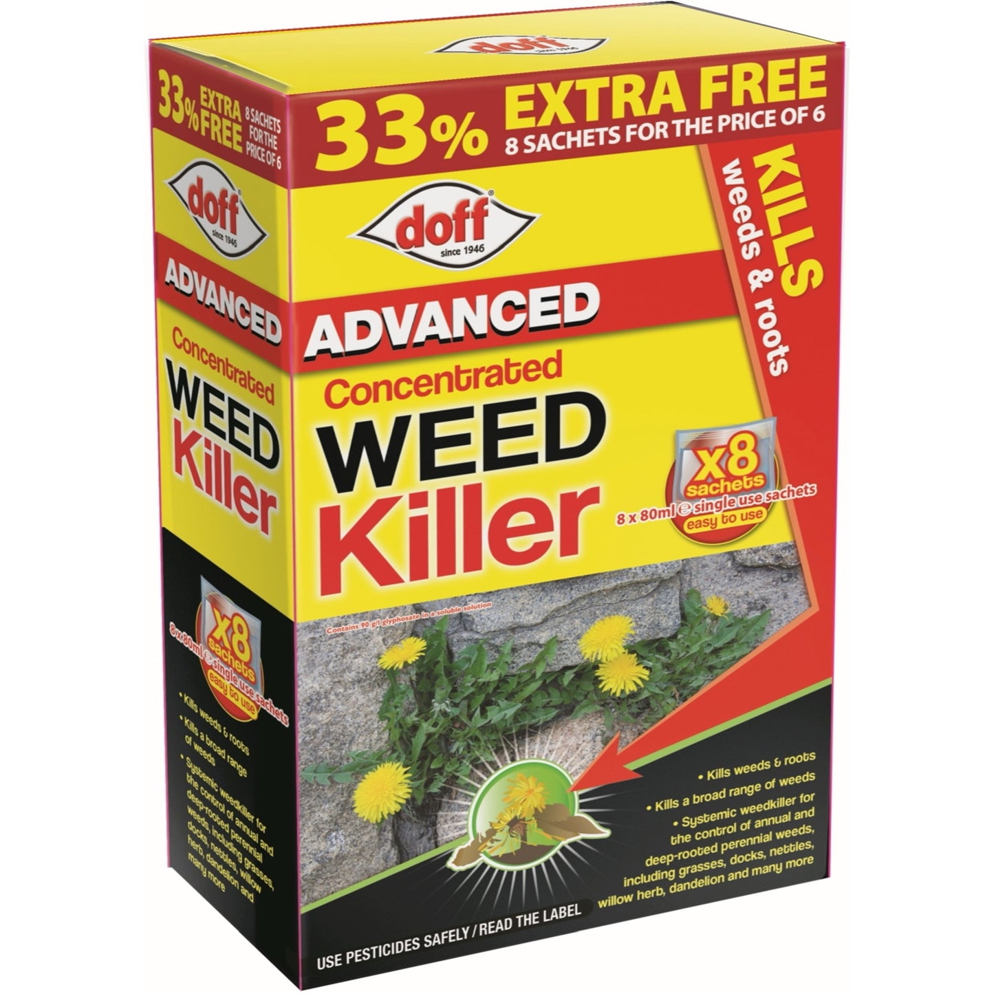 Doff Advanced Weedkiller Concentrate 8 Sachets