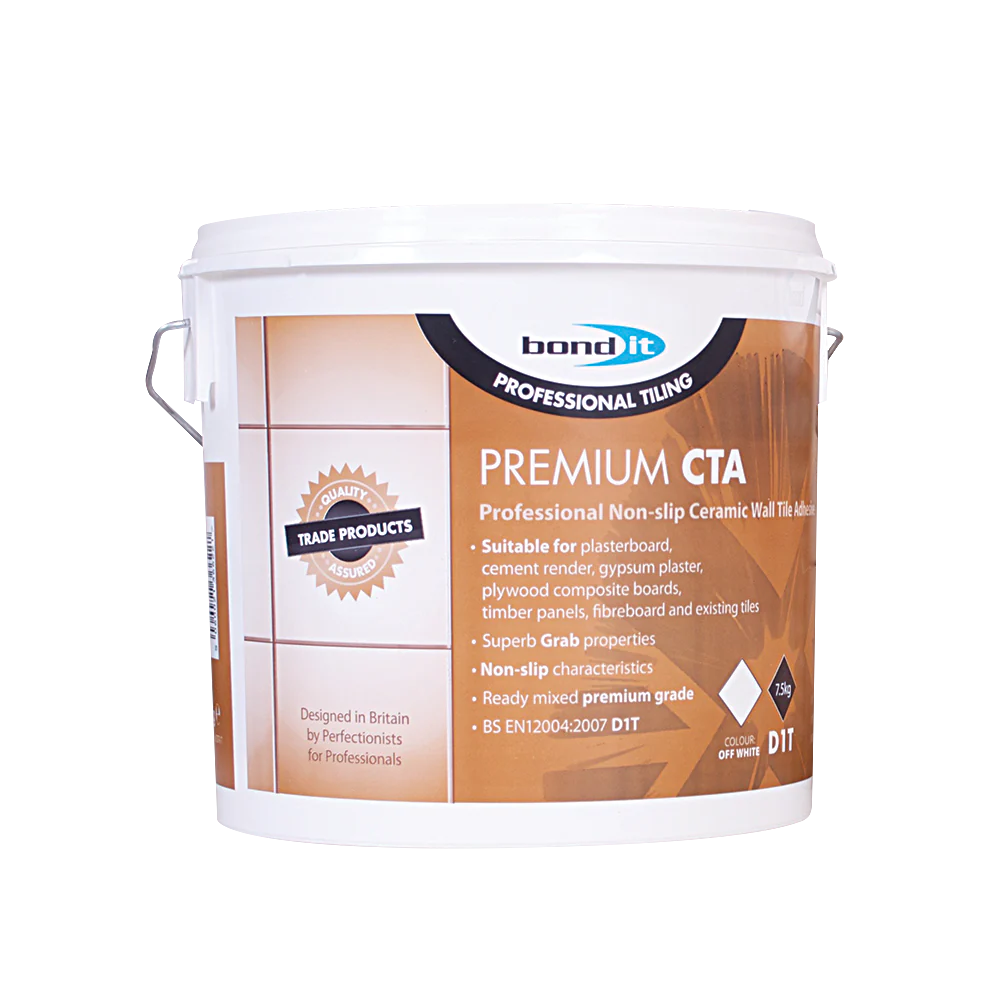Bond It Premium Ceramic Wall Tall Adhesive Off White 7.5kg