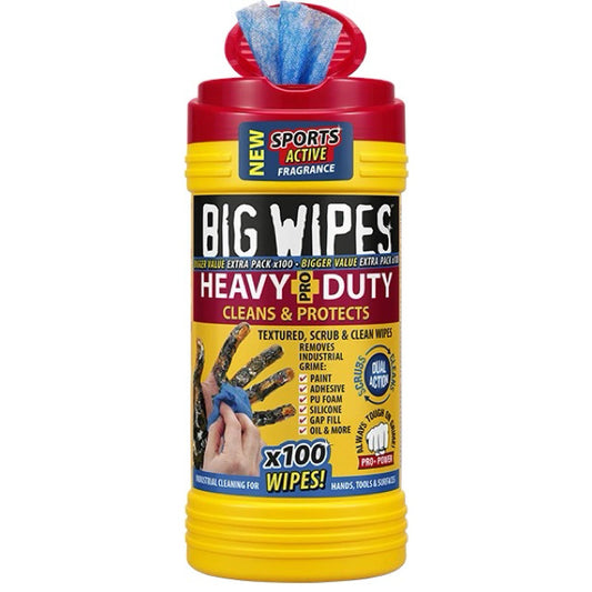 Big Wipes Heavy Duty Wipes 100 Pack