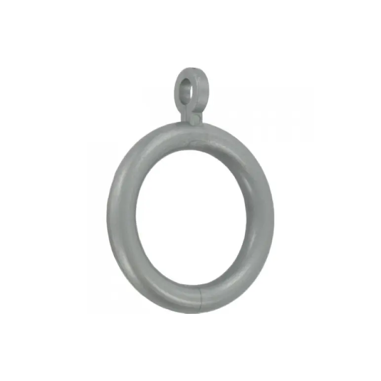 Basic Hardware 45mm Silver Curtain Rings 6 Pack