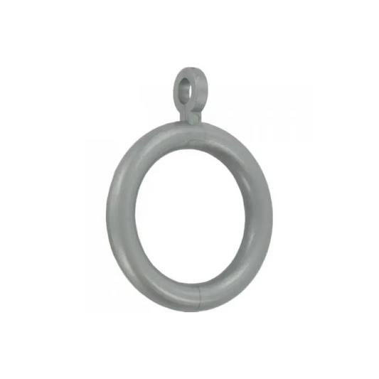 Basic Hardware 45mm Silver Curtain Rings 6 Pack