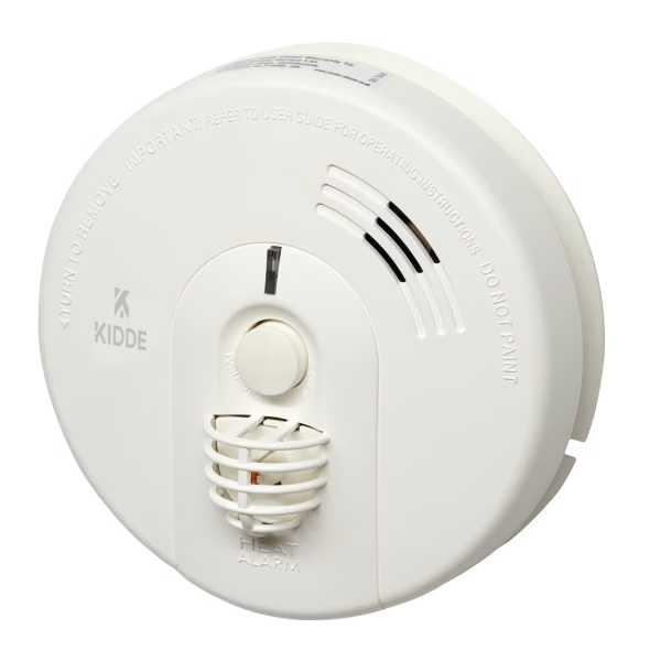 Kidde KF30 Interconnectable Heat Alarm with Battery Backup