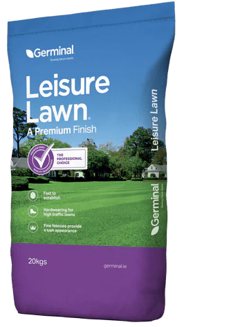 Germinal Leisure Lawn No 2 Lawn Grass Seed 10kg 2 Pack