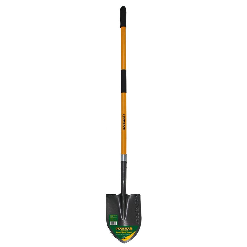Groundhog Long Handled Round Point Shovel