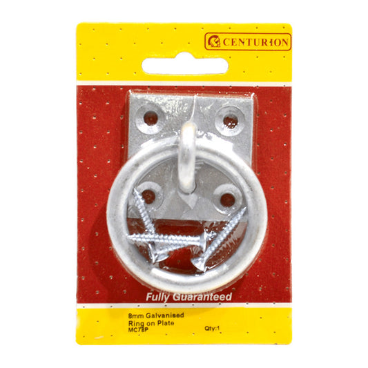 Centurion MC78P 8mm Galvanised Ring On Plate