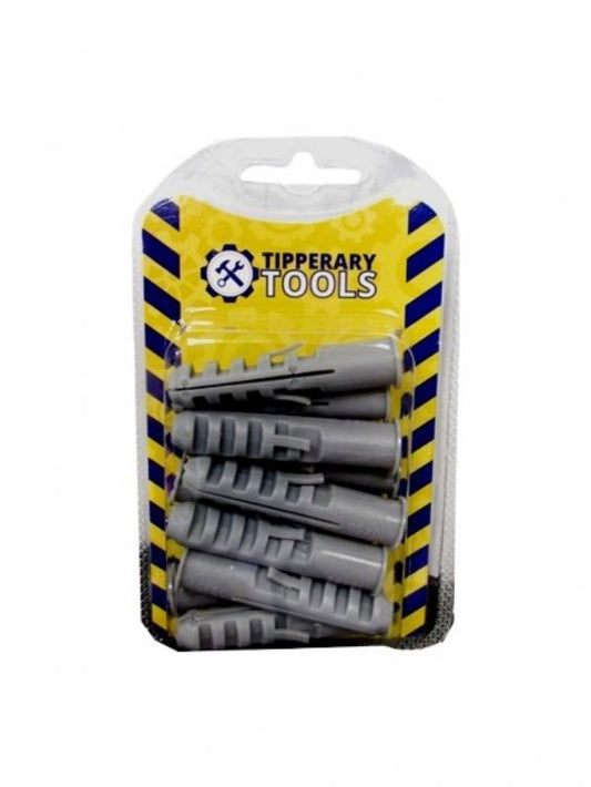 Tipperary Tools Grey Wall Plugs 10 x 50mm 10 Pack