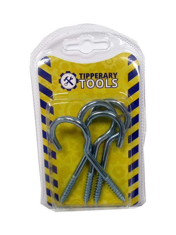 Tipperary Tools Large Screw Hooks 4 Pack