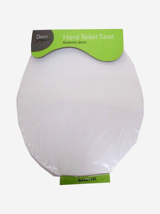 MD Deco White Toilet Seat