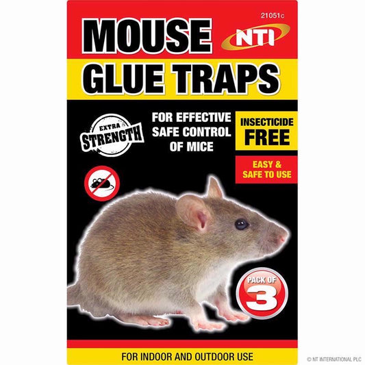 NTI Mouse Glue Traps 3 Pack