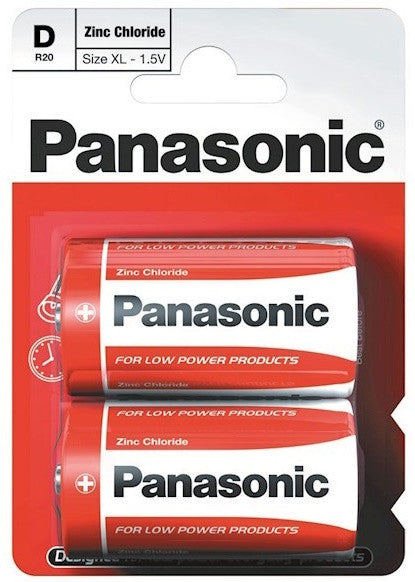 Panasonic D Batteries 2 Pack