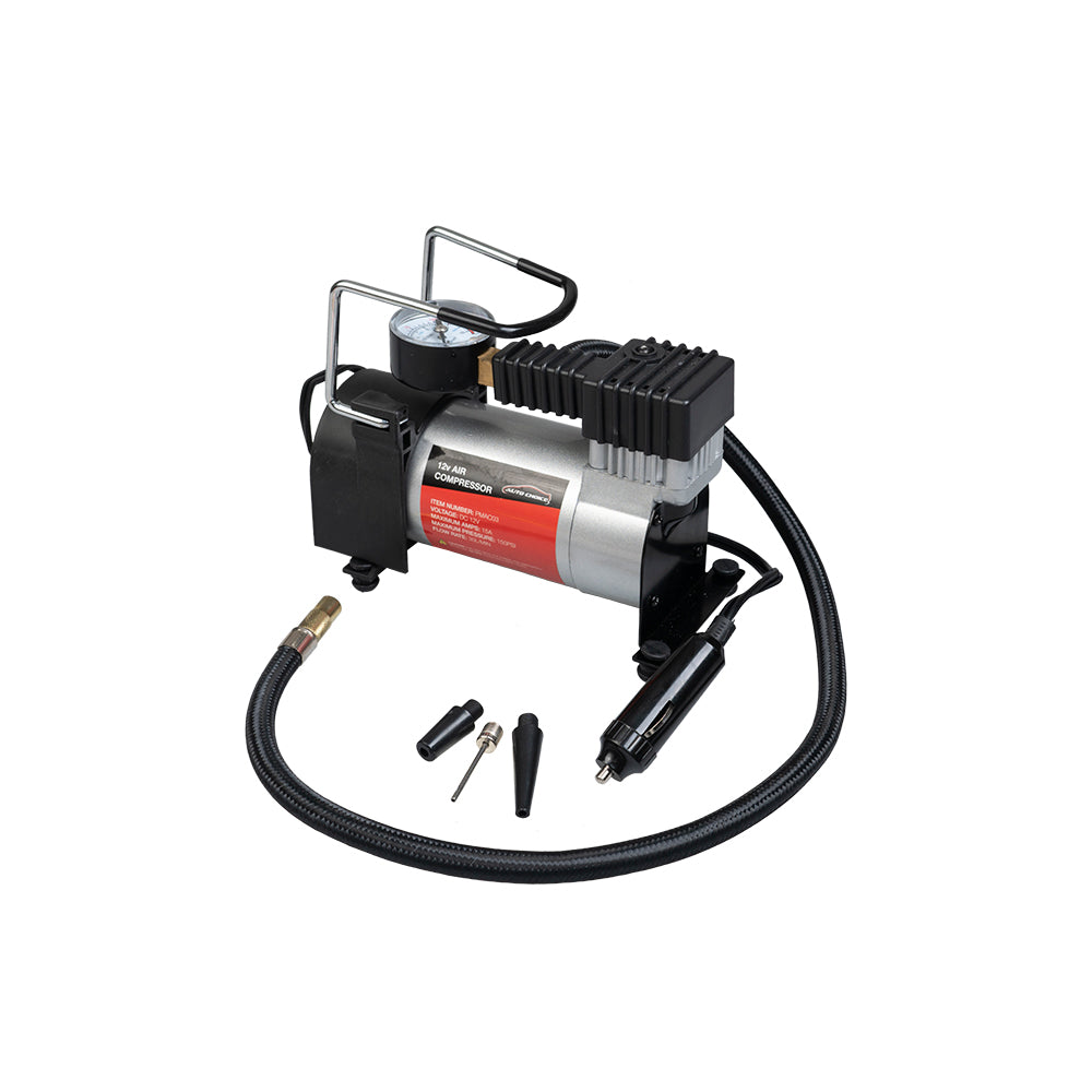Auto Choice 12V Air Compressor with Moulded Plug