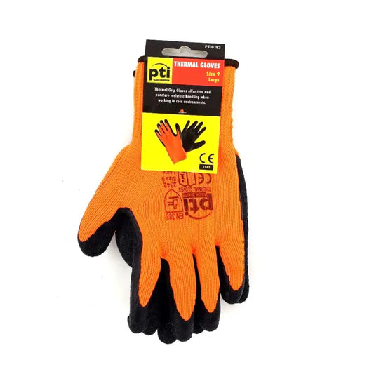 PTI Thermal Work Gloves Size 9 Large