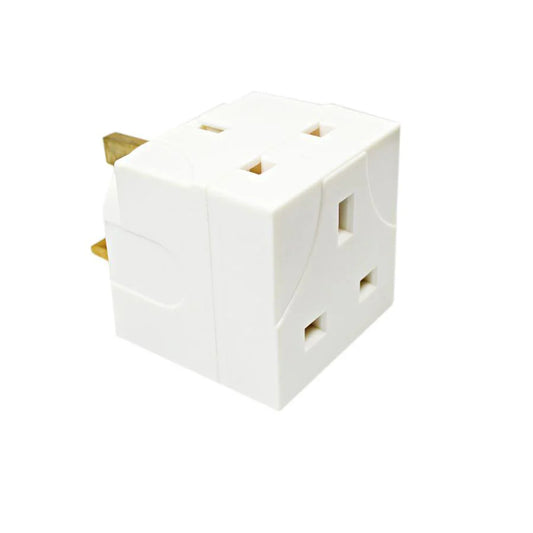 Status 13 Amp 2 Way Plug In Adapter