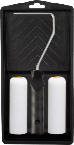 Resto 4" Gloss Paint Roller Tray Set