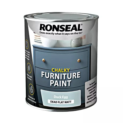 Ronseal Chalky Furniture Paint Dead Flat Matt 750ml