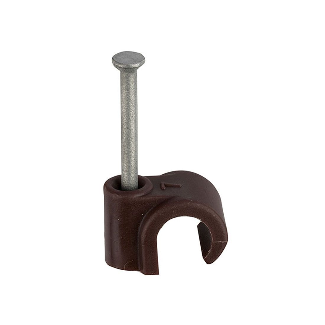 Unifix 7mm Round Brown Cable Clips 100 Pack – Jim's DIY
