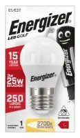 Energizer LED ES Golfball 25W Warm White Box of 12