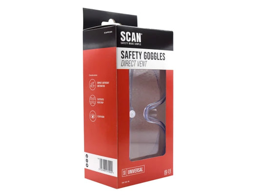 Scan Direct Ventilation Safety Goggles
