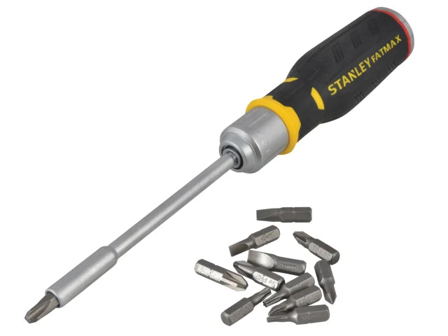 Stanley FatMax Ratchet Screwdriver with 12 Bits