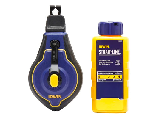 Irwin Strait Line Speedline Pro Chalk Line & Reel Set 30m