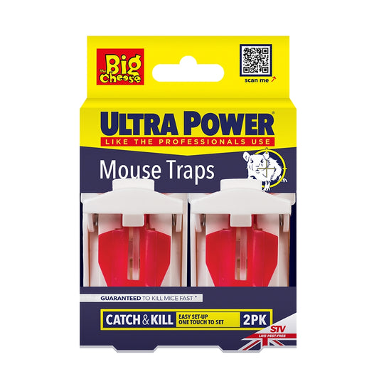 STV STV148 Ultra Power Pre-Baited Mouse Traps 2 Pack