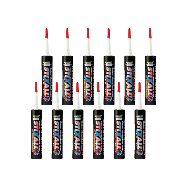 Everbuild Stixall Black 290ml Box of 12