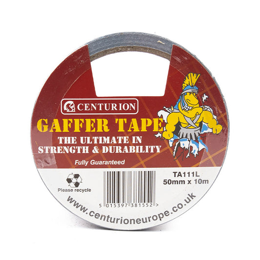 Centurion TA111L 50mm x 10m Waterproof Silver Gaffer Tape