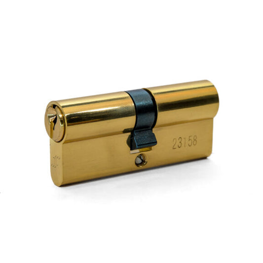 Intelligent Hardware Euro Cylinder Lock Brass 40 x 40mm