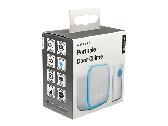 Uni-Com Portable Door Chime White