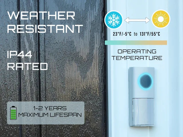 Uni-Com Portable Door Chime White