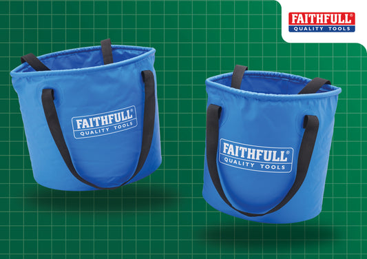 Faithfull 12L & 20L Collapsible Buckets