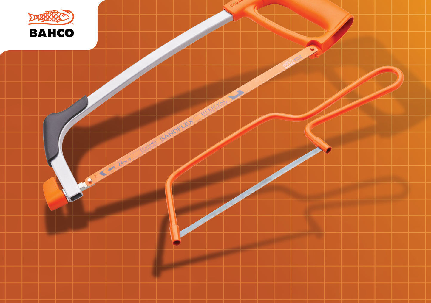 Bahco 12" Hacksaw & 6" Junior Hacksaw
