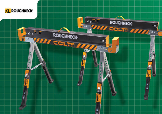 Roughneck Colt 600E Sawhorse Twin Pack