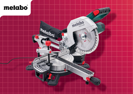 Metabo 240V 8" Single Bevel Sliding Mitre Saw