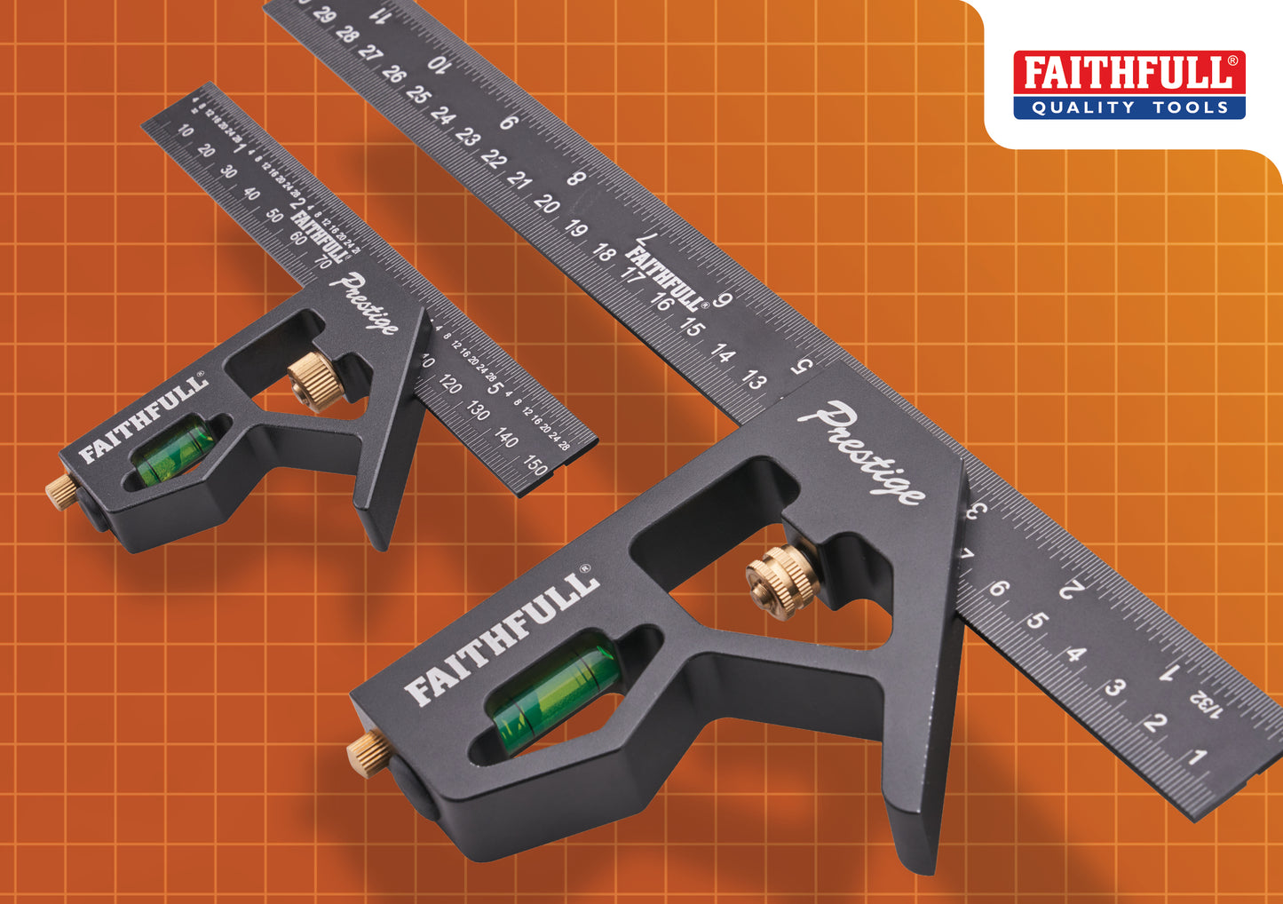 Faithfull Combination Squares 2 Pack