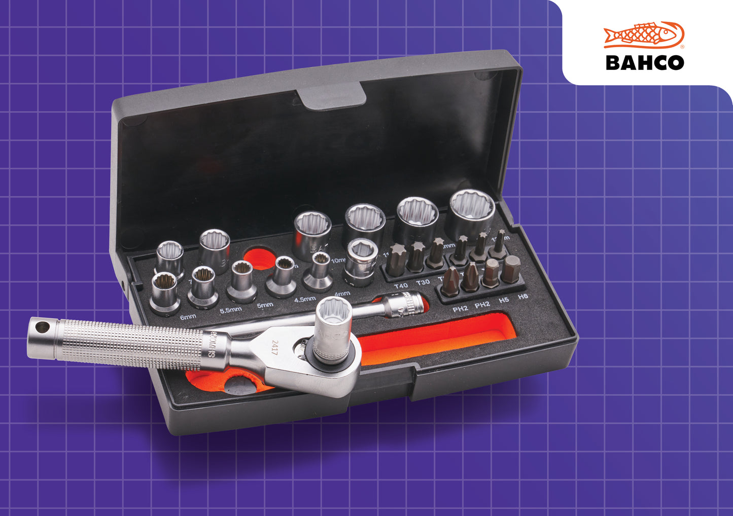 Bahco Special Edition 1/4" Socket Set