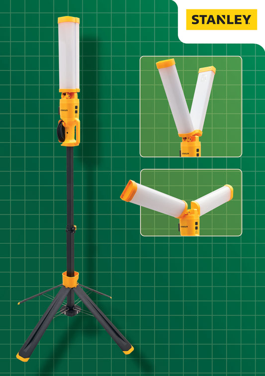 Stanley 360 Degree Work Light On Tripod