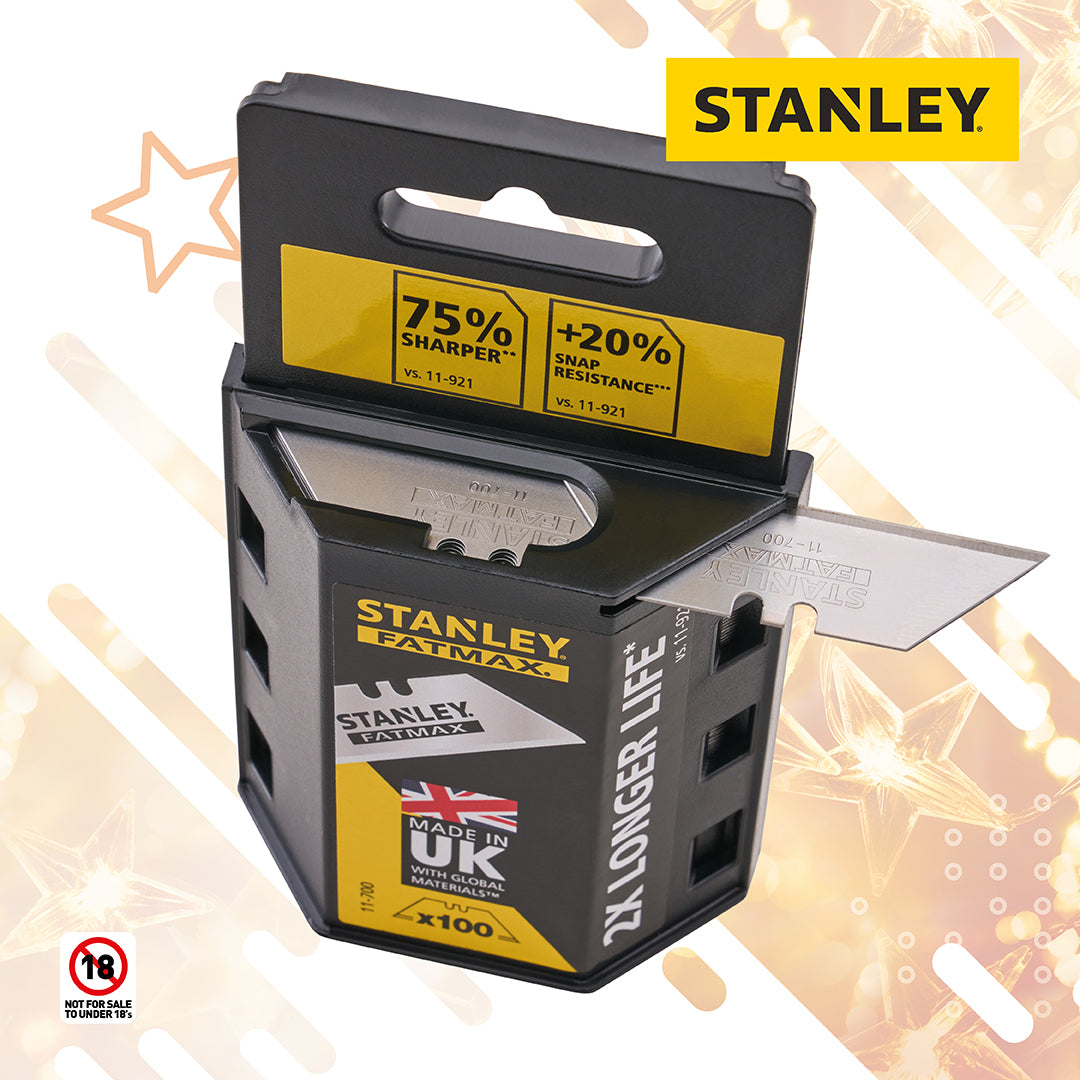 Stanley Fatmax 100 Piece Utility Knife Blades