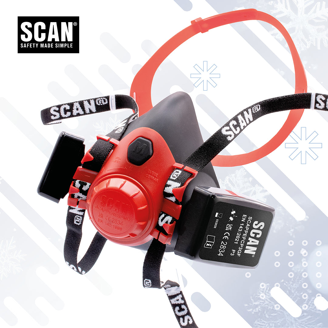 Scan Half Mask Respirator with P3 Filters