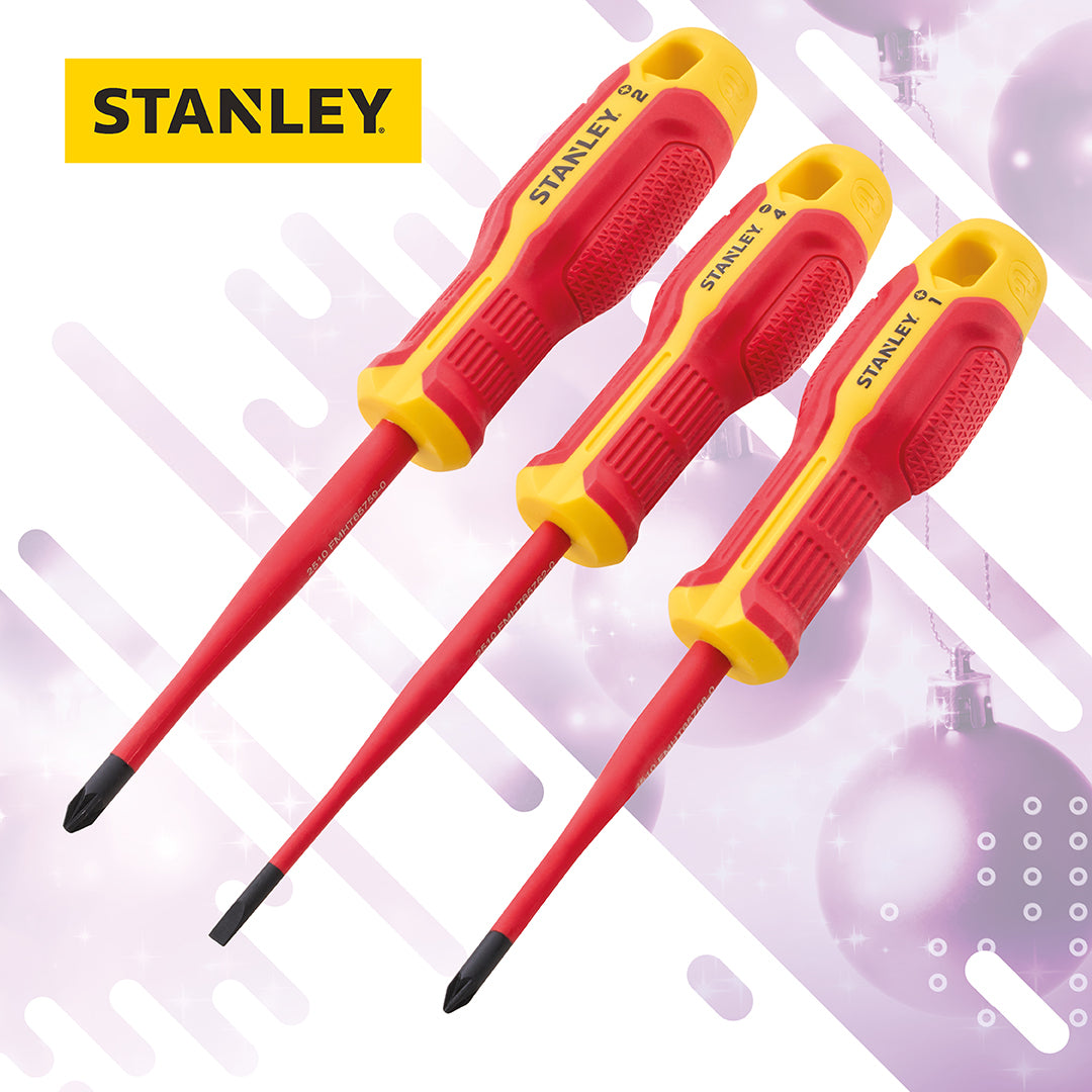 Stanley Fatmax 3 Piece VDE Screwdriver Set
